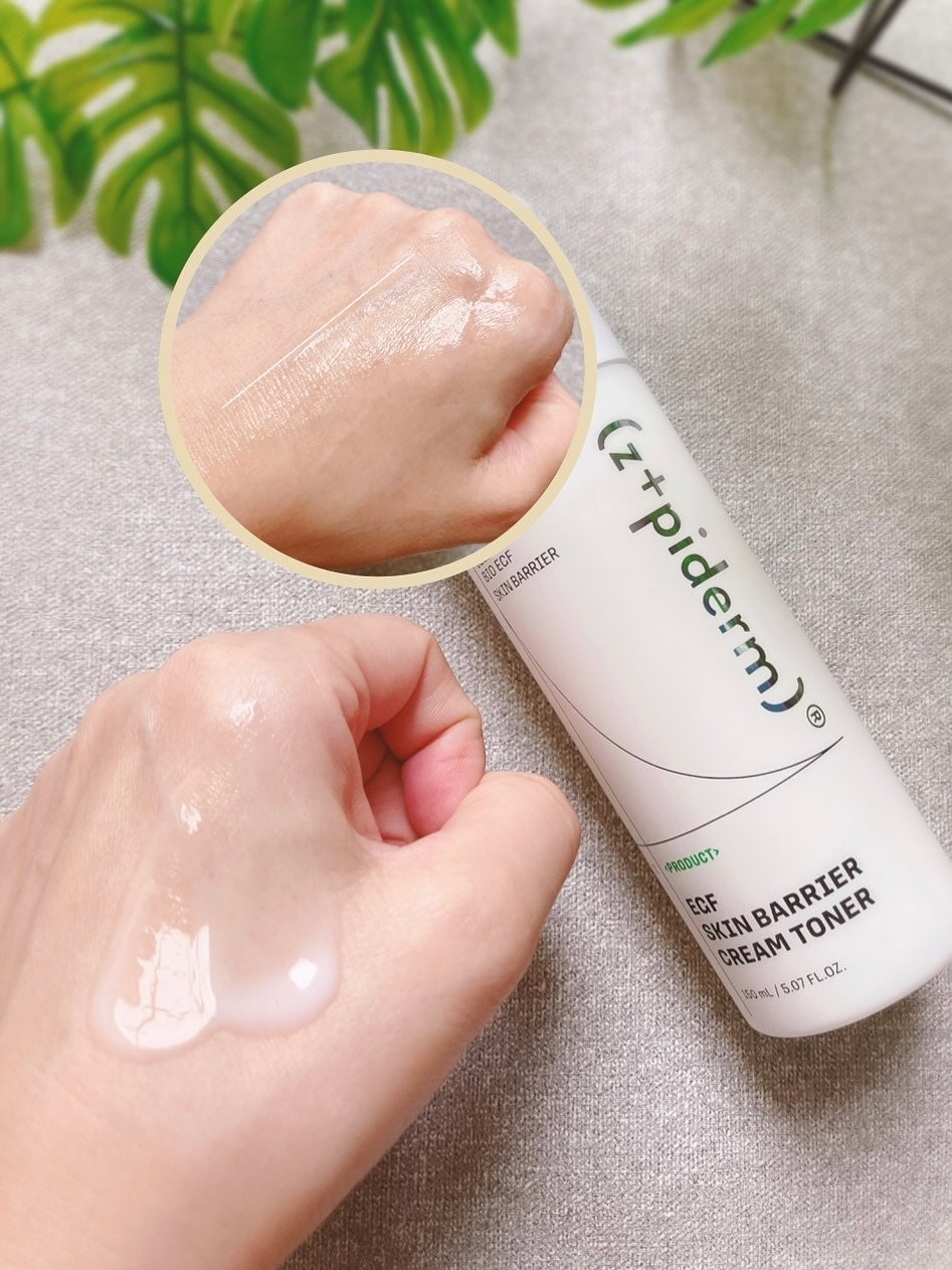 EGFスキンバリアクリームトナー 150ml/z+piderm/化粧水を使ったクチコミ(3枚目)