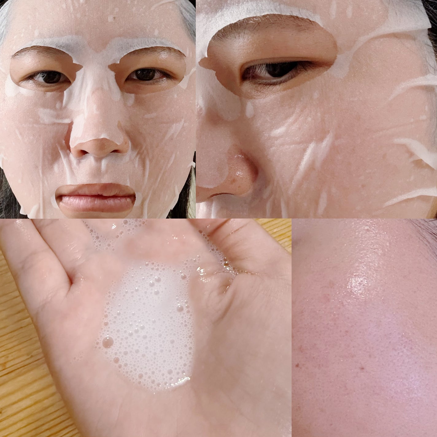 ブラックPDRN デイリーシートマスク/ネイチャーリパブリック/シートマスク・パックを使ったクチコミ(3枚目)