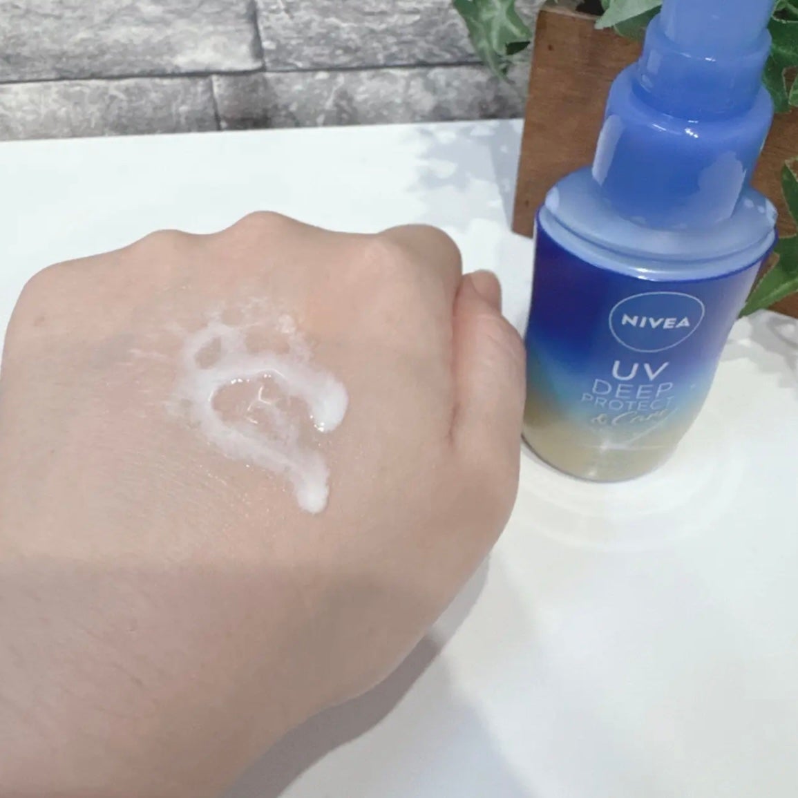 ニベアUV ディーププロテクト&ケア ミルクミスト/ニベア/日焼け止めミスト・スプレーを使ったクチコミ(2枚目)