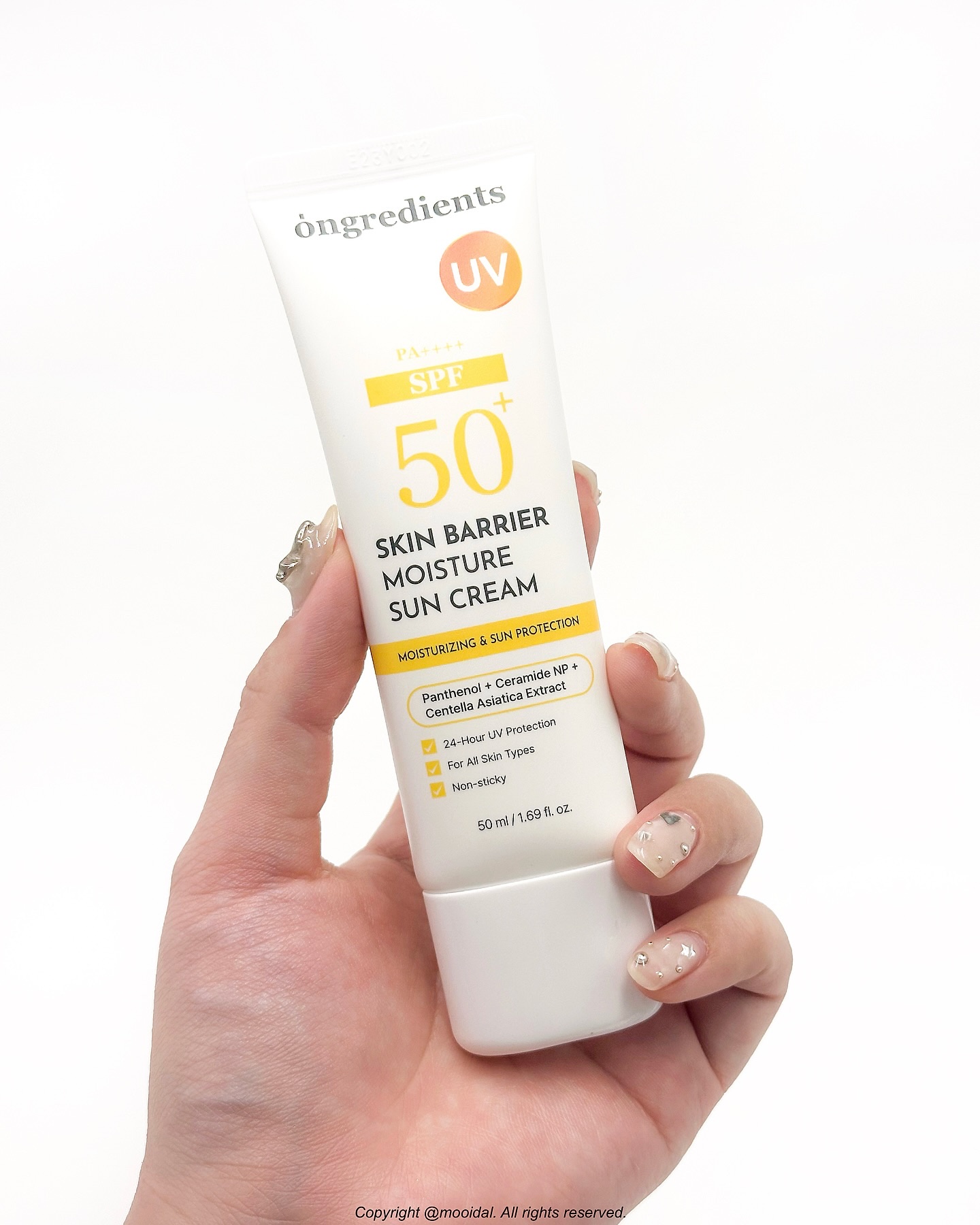 スキンバリアモイスチャーサンクリーム/Ongredients/日焼け止めクリームを使ったクチコミ（3枚目）