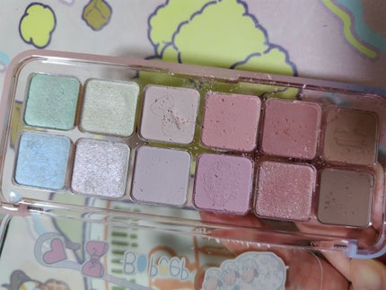プロ アイ パレット エアー/CLIO/アイシャドウパレットを使ったクチコミ(6枚目)