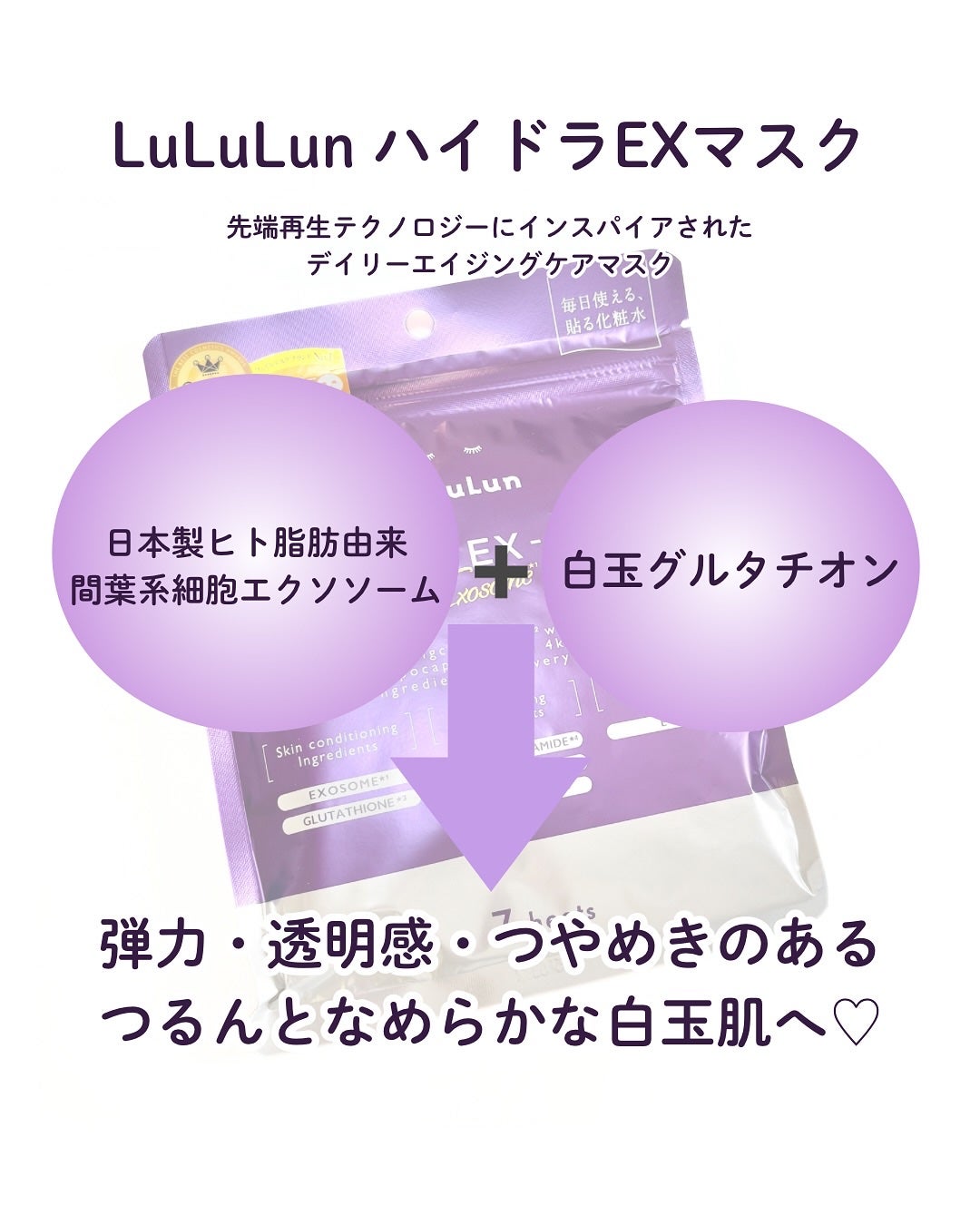 ルルルン ハイドラ EX マスク/ルルルン/シートマスク・パックを使ったクチコミ(2枚目)
