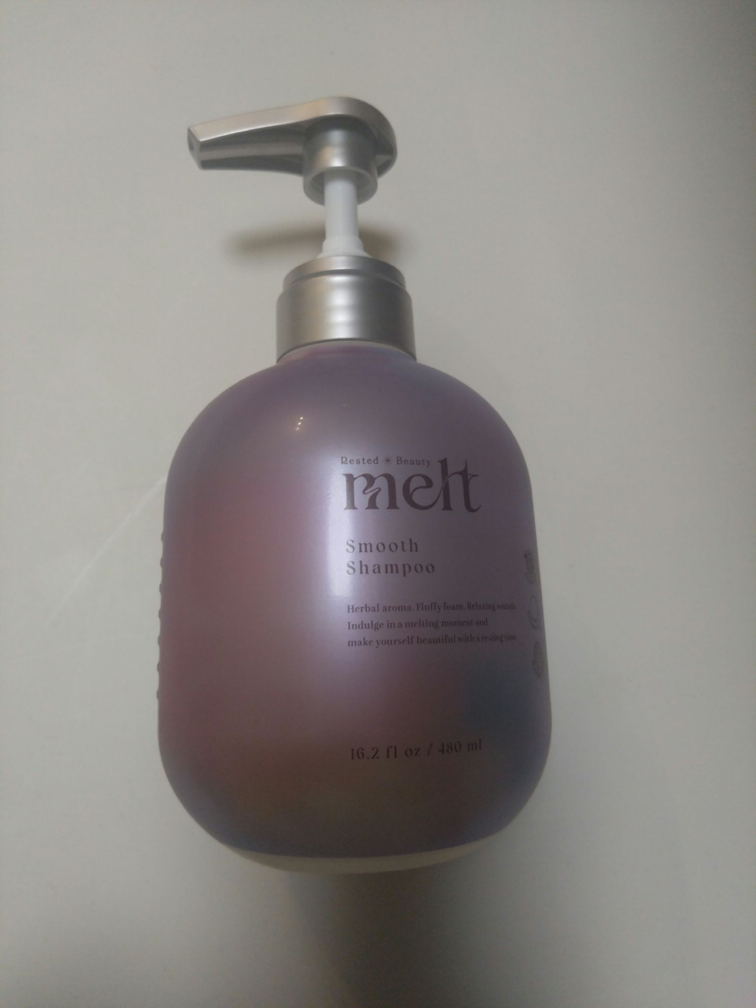 メルト スムースシャンプー/トリートメント シャンプーポンプ(480ml)/melt/市販シャンプーを使ったクチコミ（1枚目）