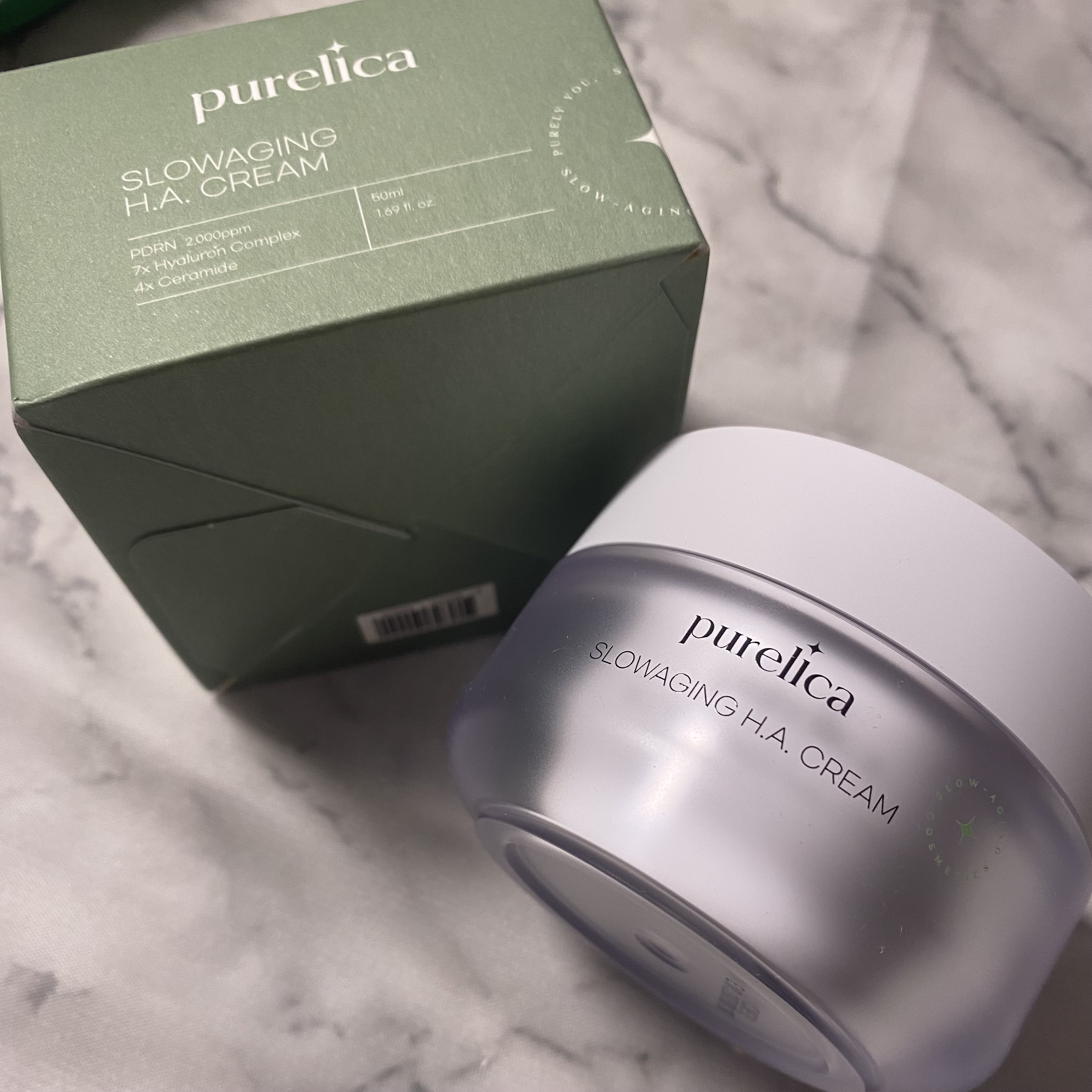 スローエイジングH.A.クリーム/Purelica/フェイスクリームを使ったクチコミ（1枚目）