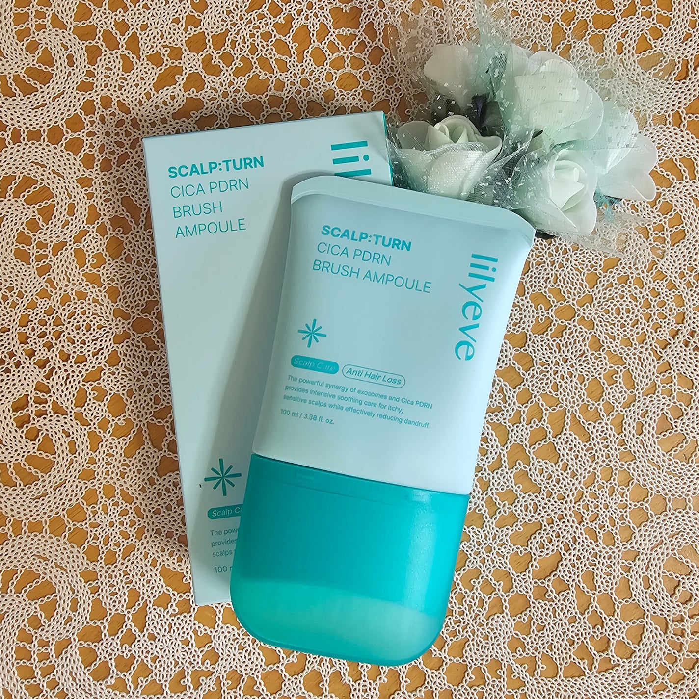 スカルプターンヘアアンプル/リリーイブ/頭皮ローションを使ったクチコミ(1枚目)