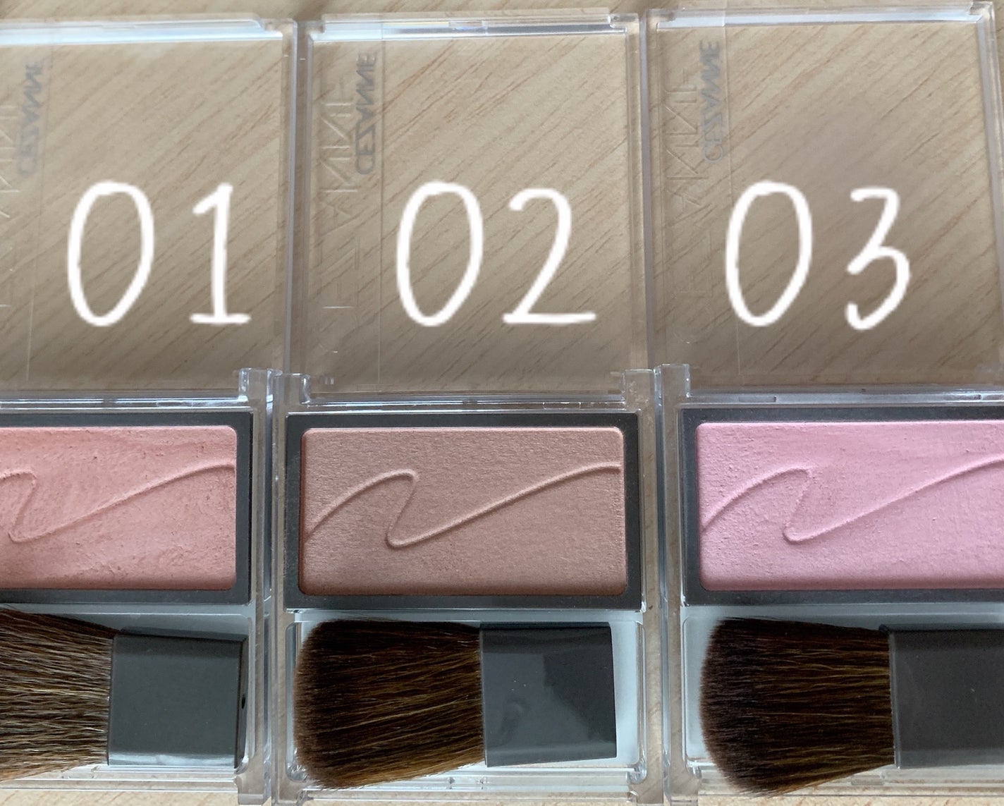 チークブラッシュ/CEZANNE/パウダーチークを使ったクチコミ(2枚目)