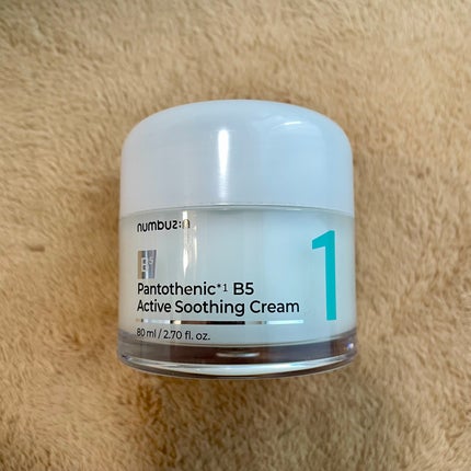 1番 塗るパントテン酸スージングクリーム/numbuzin/フェイスクリームを使ったクチコミ(1枚目)