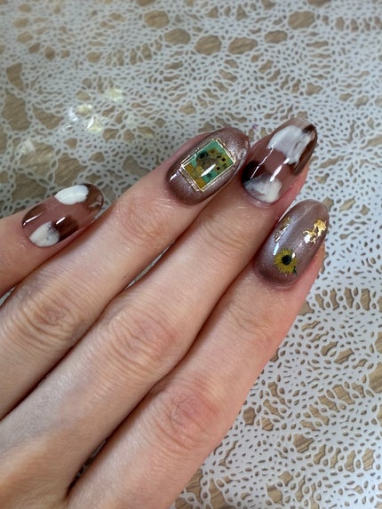 ジェルネイル(ライト対応)/セリア/ジェルネイルを使ったクチコミ(4枚目)