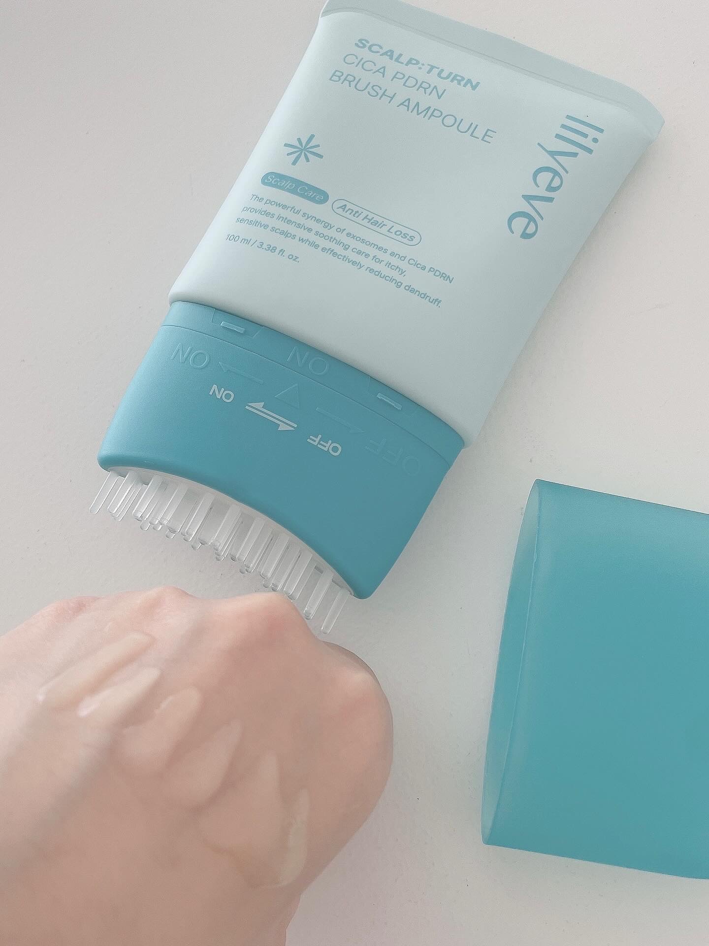 スカルプターンヘアアンプル/リリーイブ/頭皮ローションを使ったクチコミ（3枚目）