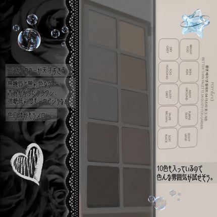 ベターザンパレット/rom&nd/アイシャドウパレットを使ったクチコミ(3枚目)