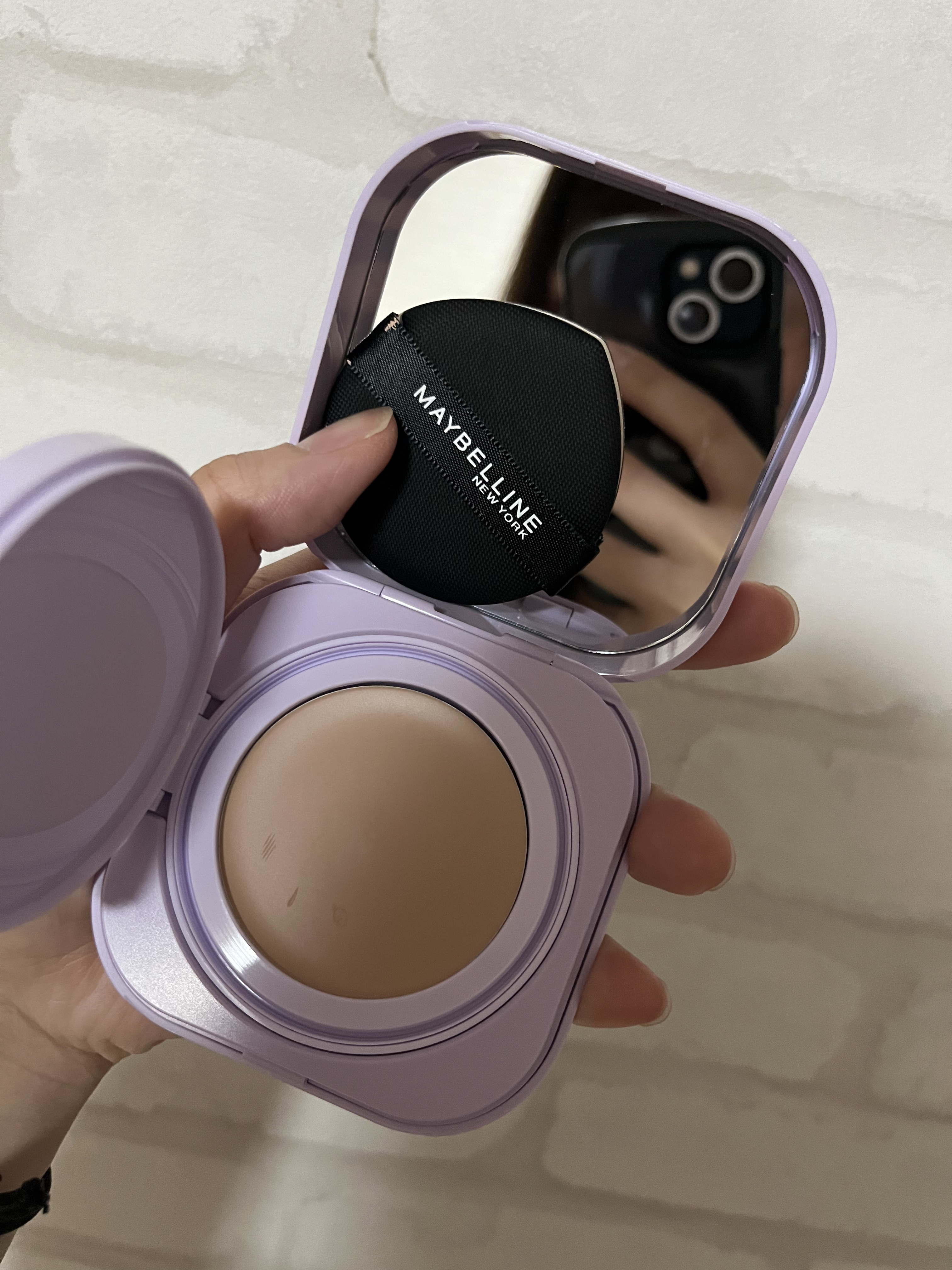 SPステイ クリームパクト ファンデーション/MAYBELLINE NEW YORK/クリーム・エマルジョンファンデーションを使ったクチコミ（2枚目）