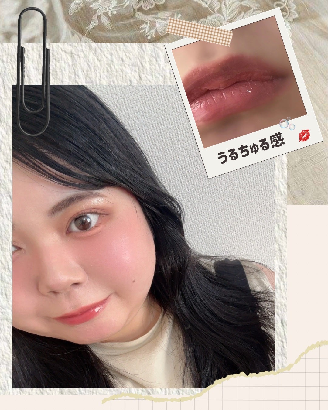 ドットオンムードリップペンシル/Heart Percent/リップライナーを使ったクチコミ(4枚目)