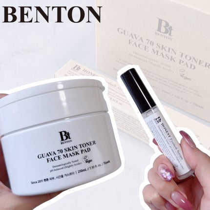 グアバ 70スキントナーパッド /BENTON/トナーパッドを使ったクチコミ(1枚目)