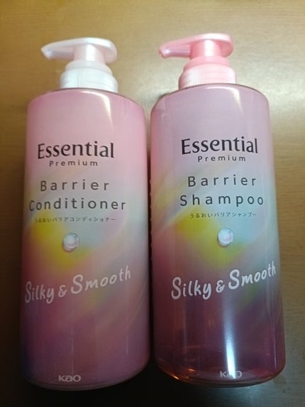 エッセンシャルプレミアム バリアシャンプー・コンディショナー シルキー&スムース/エッセンシャル/市販シャンプーを使ったクチコミ(1枚目)