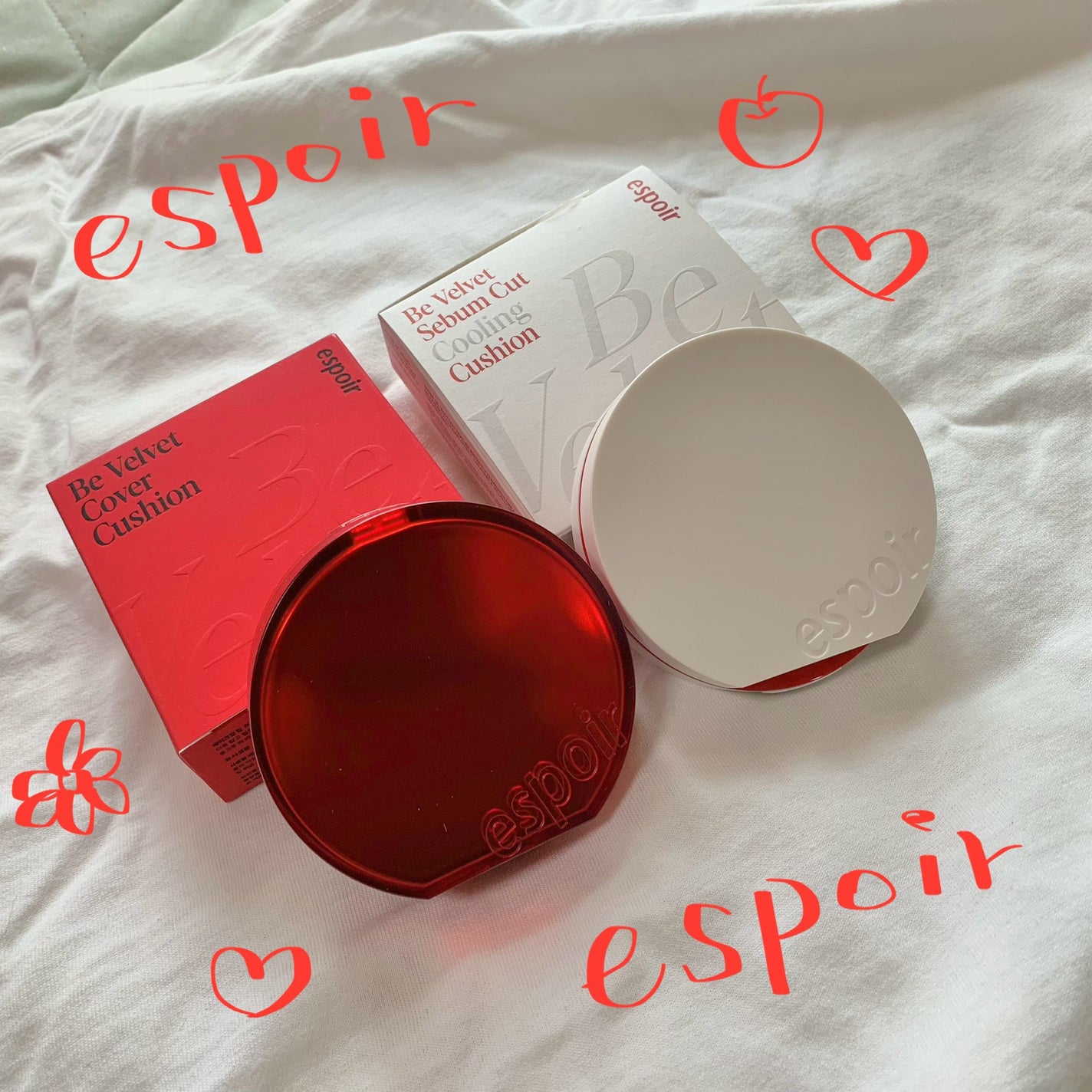 ビーベルベットカバークッション/espoir/クッションファンデーションを使ったクチコミ(1枚目)