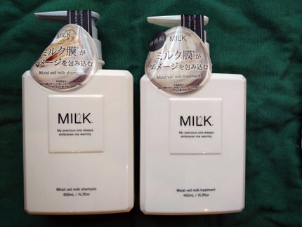 モイストヴェール シャンプー/トリートメント<無香料>/MILK./市販シャンプーを使ったクチコミ(1枚目)