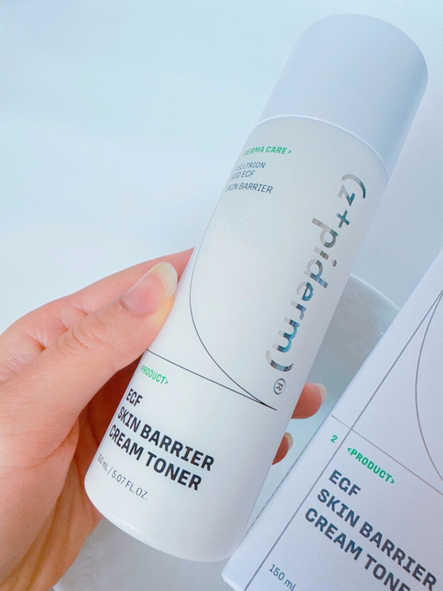 EGFスキンバリアクリームトナー 150ml/z+piderm/化粧水を使ったクチコミ（2枚目）