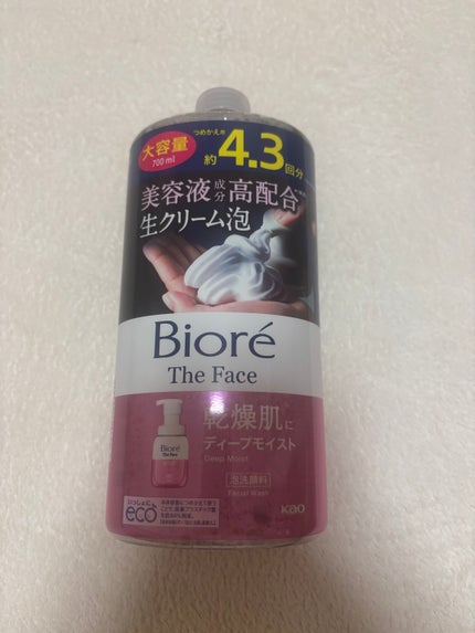 ビオレ ザフェイス 泡洗顔料 ディープモイスト/ビオレ/泡洗顔を使ったクチコミ(1枚目)