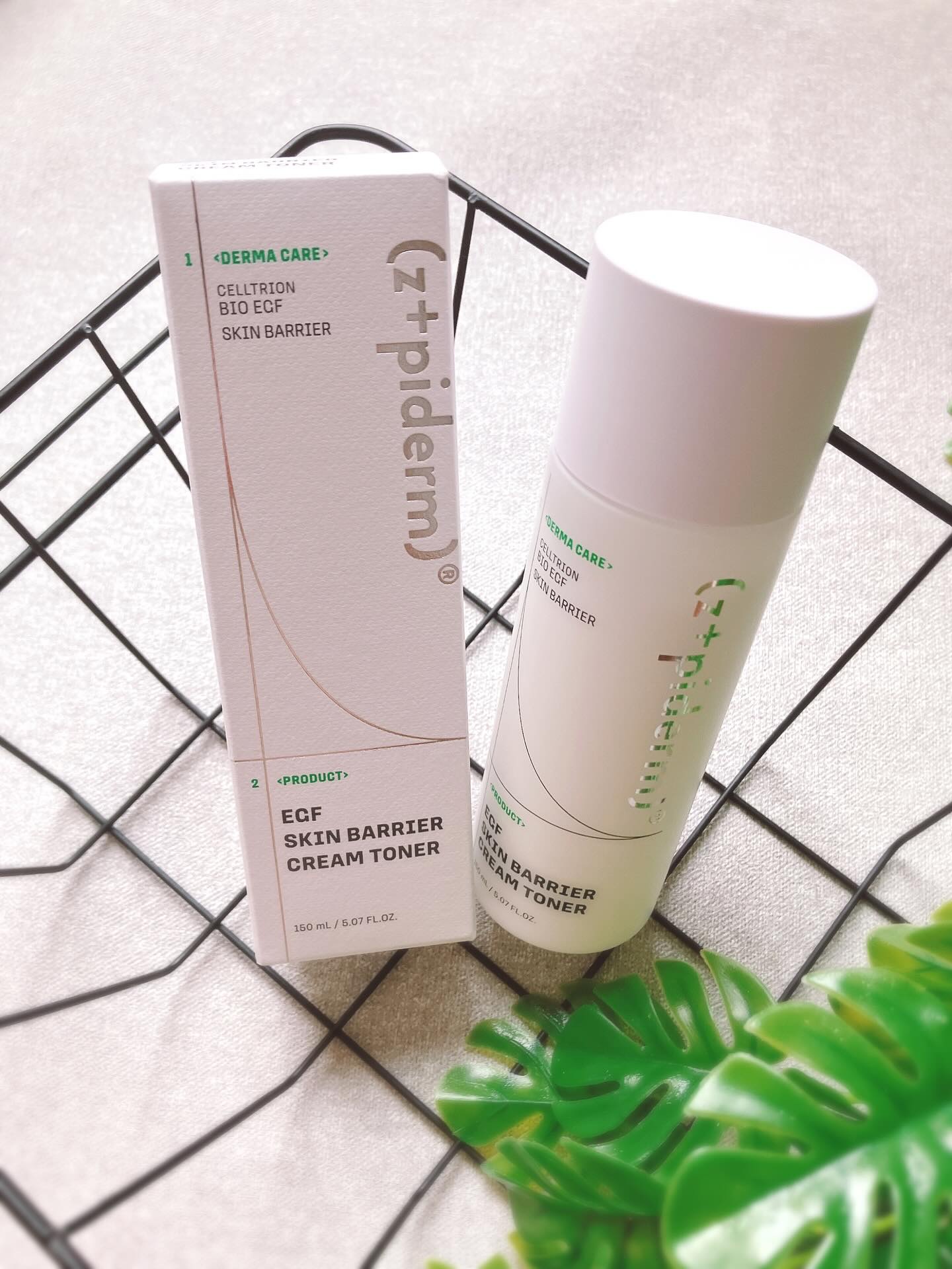 EGFスキンバリアクリームトナー 150ml/z+piderm/化粧水を使ったクチコミ（1枚目）