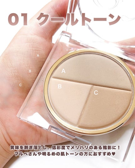 フォギーシェーディングパレット/SELVE/シェーディングを使ったクチコミ(4枚目)