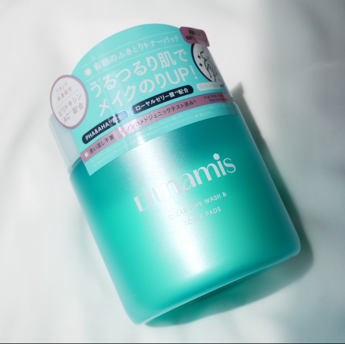 クリアワイプウォッシュ&トナーパッド/Dunamis/トナーパッドを使ったクチコミ(1枚目)