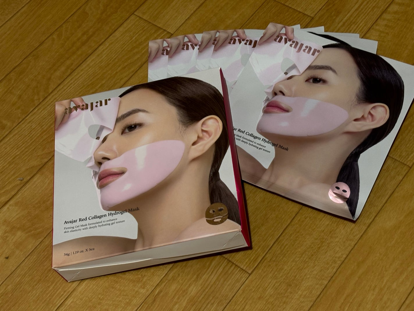 レッドコラーゲンハイドロゲルマスク/avajar/シートマスク・パックを使ったクチコミ(2枚目)