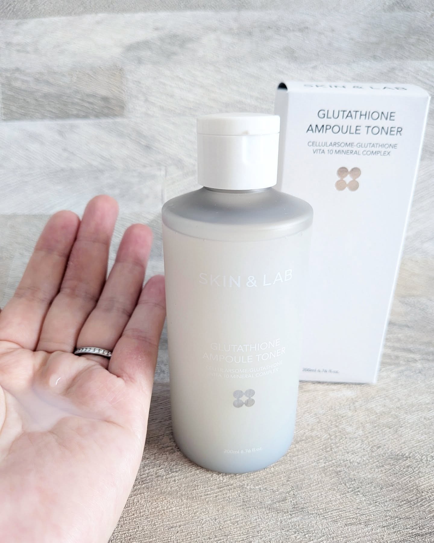 グルタチオンアンプルトナー/SKIN&LAB/化粧水を使ったクチコミ（2枚目）