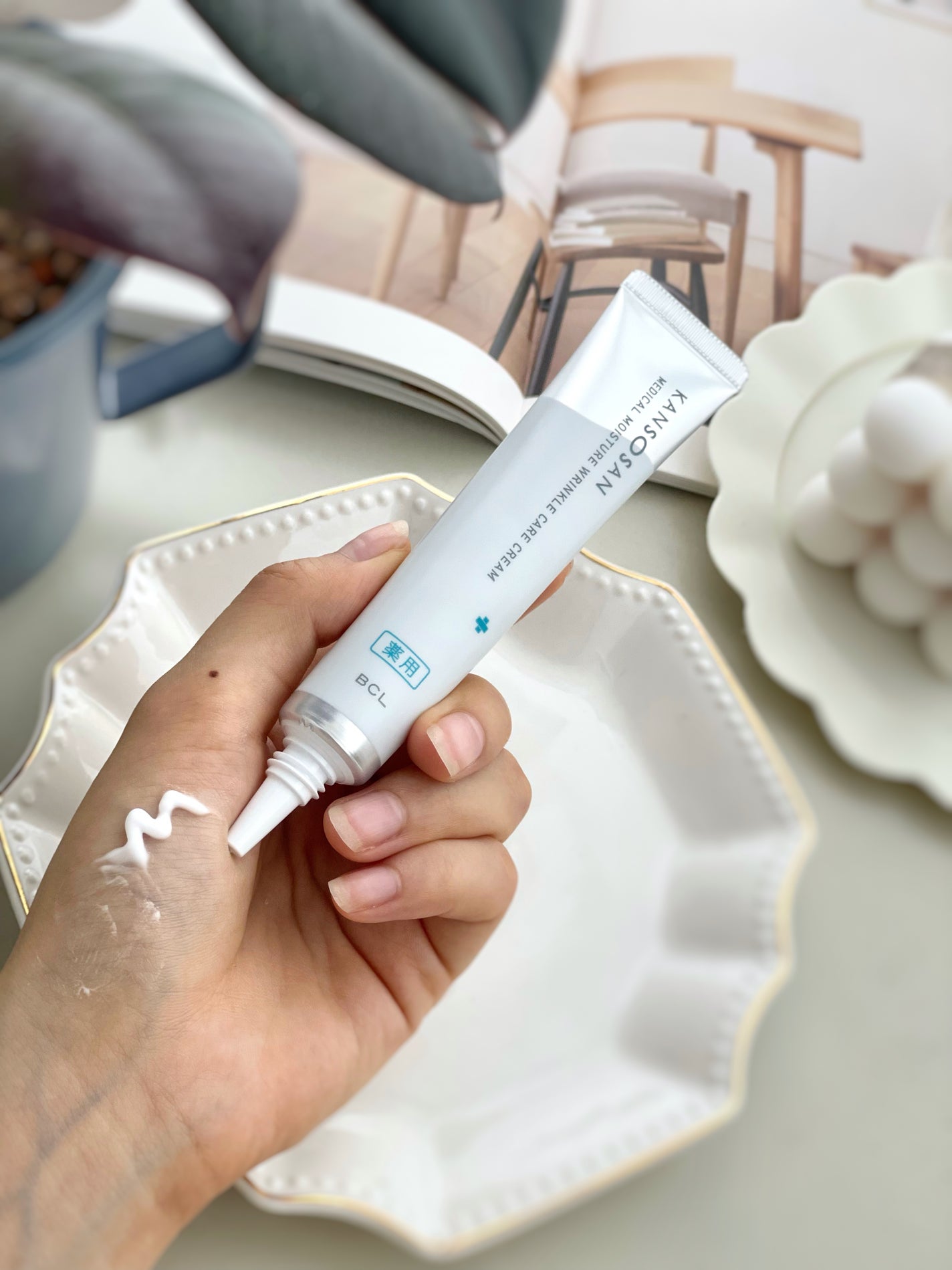 乾燥さん 薬用リンクルケアクリーム 【医薬部外品】/乾燥さん/フェイスクリームを使ったクチコミ(3枚目)