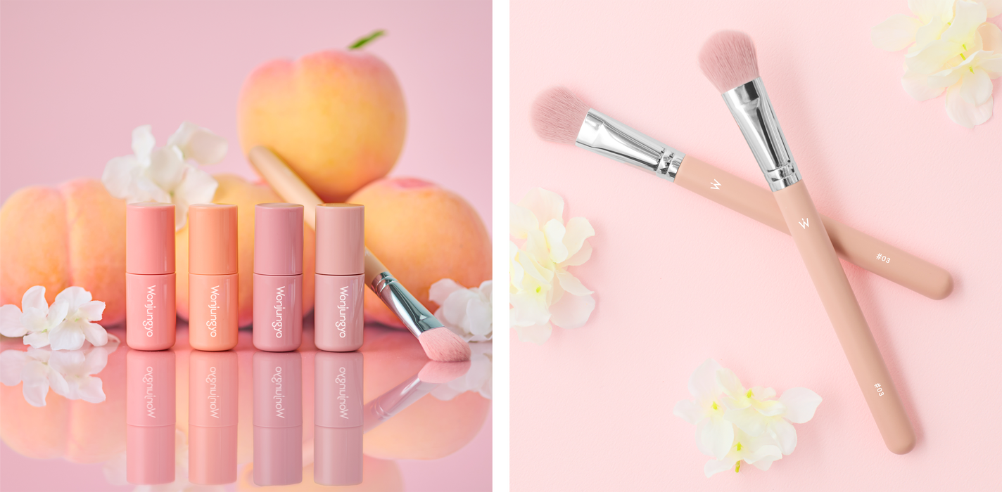 Wonjungyoから「ベアブルームチーク」&「リキッドチークブラシ」が新登場の画像