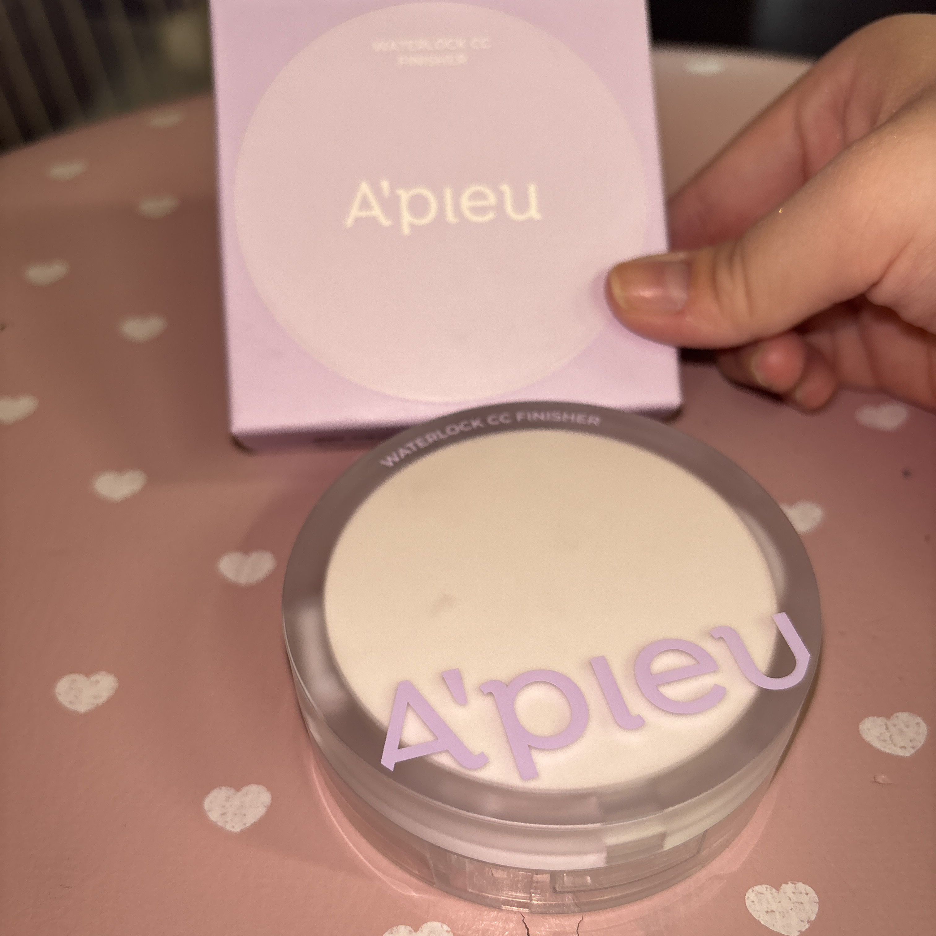 アピュー ウォーターロック カラーコントロール サラサラパクト/A’pieu/化粧下地を使ったクチコミ（1枚目）