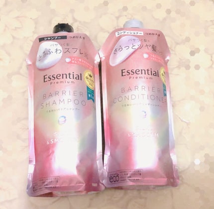 エッセンシャルプレミアム バリアシャンプー・コンディショナー シルキー&スムース/エッセンシャル/市販シャンプーを使ったクチコミ(1枚目)