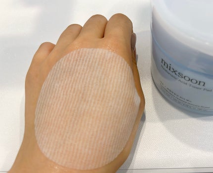 フォロバ100 mappi on LIPS 「mixsoonヒアルロン酸トナーパッド\水分の道をぱっと開くト..」(6枚目)