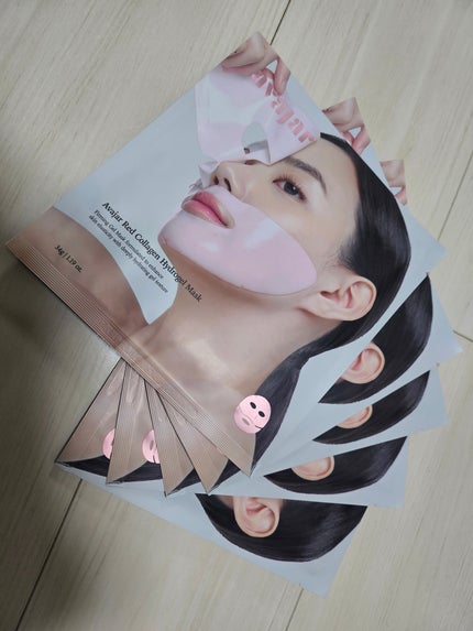 レッドコラーゲンハイドロゲルマスク/avajar/シートマスク・パックを使ったクチコミ(2枚目)