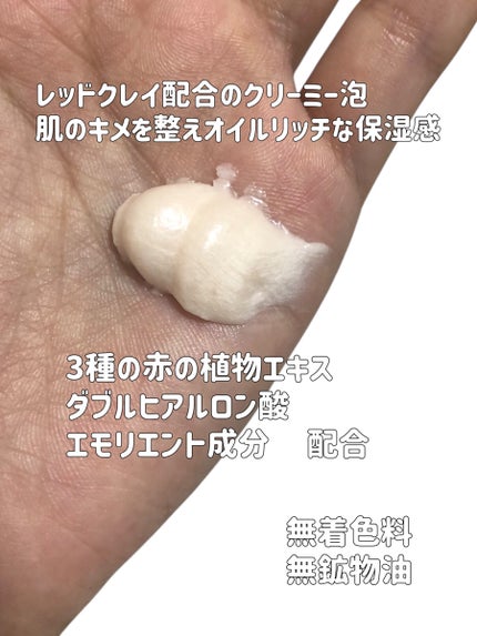 ロゼット洗顔パスタ レッドリンクル/ロゼット/洗顔フォームを使ったクチコミ(3枚目)