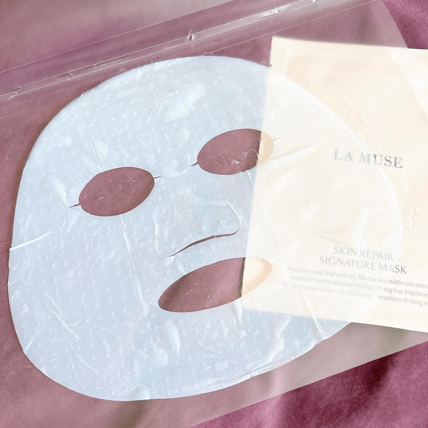 スキンリペアシグネチャーマスク/ラミューズ/シートマスク・パックを使ったクチコミ（3枚目）