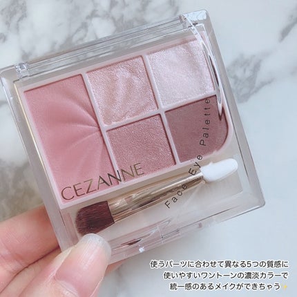 フェイスアイパレット/CEZANNE/アイシャドウを使ったクチコミ(3枚目)
