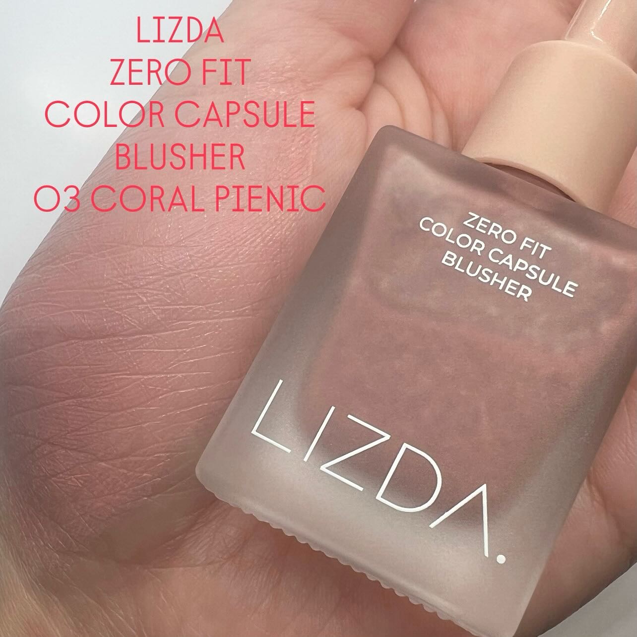 LIZDA リズダ バブルチーク/LIZDA/リキッドチークを使ったクチコミ（1枚目）