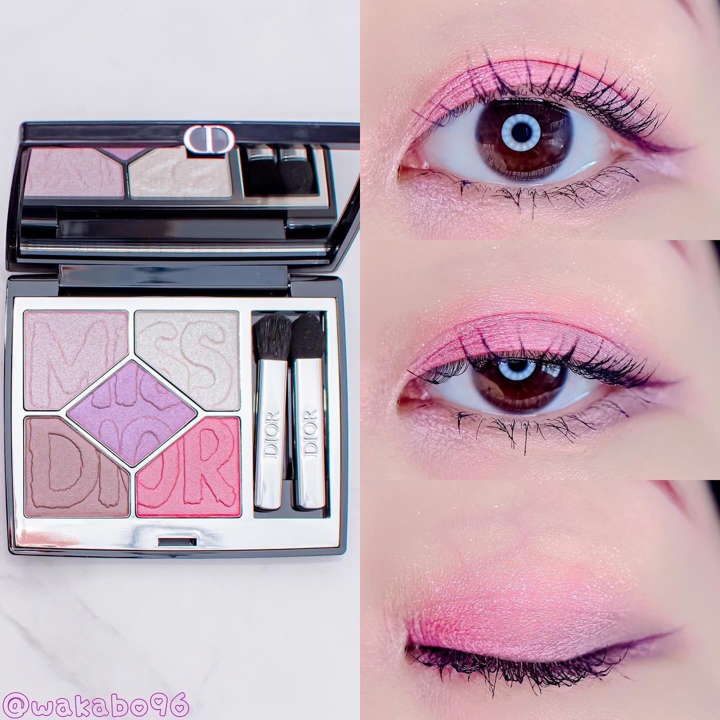 Dior サンククルール アイシャドウパレット 850 デアリングライラック Diorのアイシャドウ ディオールショウ サンク クルール他、1商品