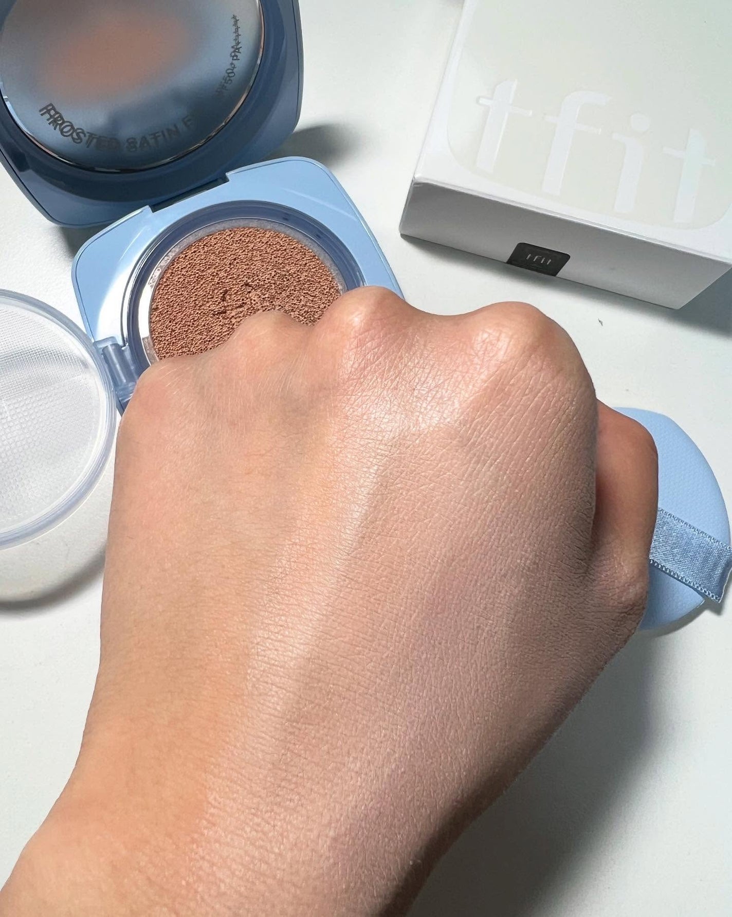 アイシーフィットカバークッションEX/TFIT/クッションファンデーションを使ったクチコミ(3枚目)