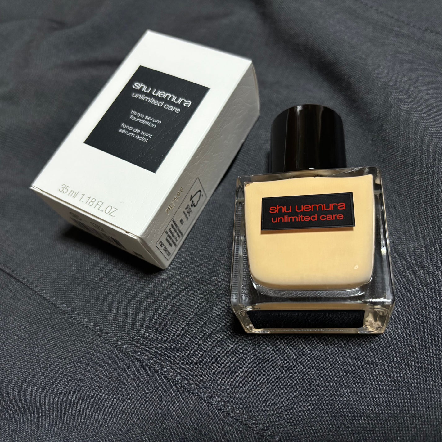 アンリミテッド ケア ツヤ セラム ファンデーション/shu uemura/リキッドファンデーションを使ったクチコミ(1枚目)