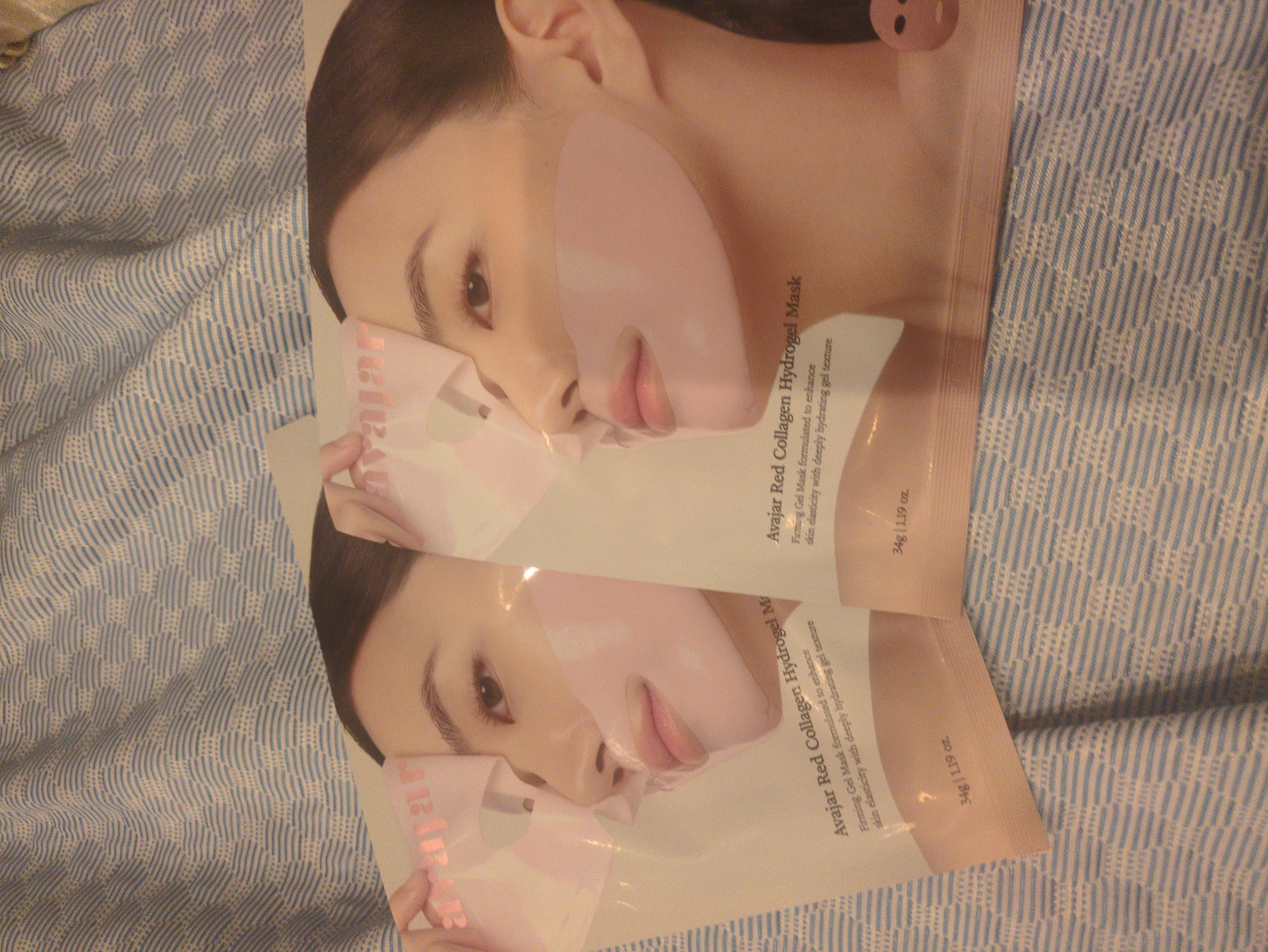 レッドコラーゲンハイドロゲルマスク/avajar/シートマスク・パックを使ったクチコミ（1枚目）