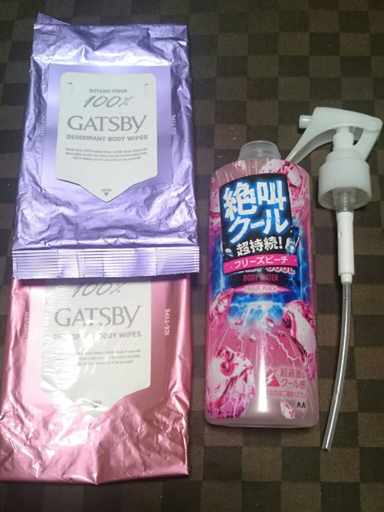 クレイジークール ボディウォーター フリーズピーチ/ギャツビー/ボディローションを使ったクチコミ（1枚目）