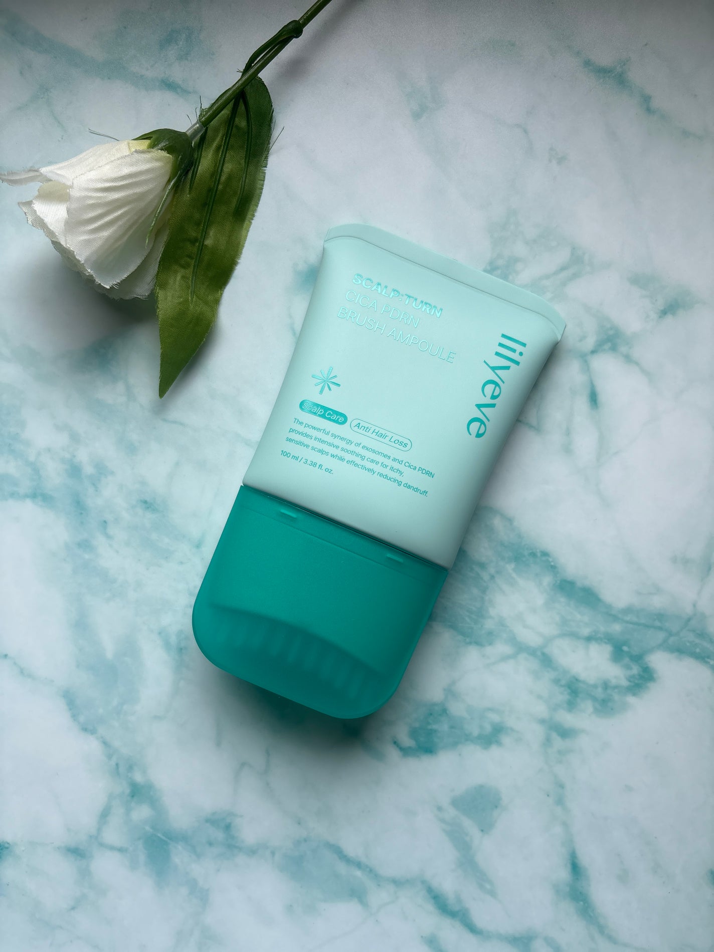 スカルプターンヘアアンプル/リリーイブ/頭皮ローションを使ったクチコミ(2枚目)