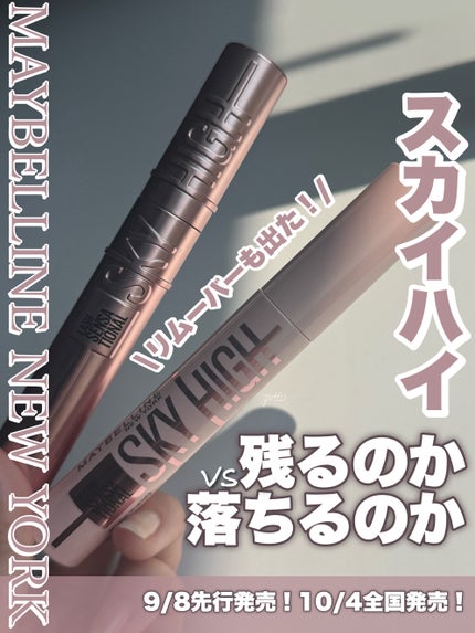 スカイハイ リムーバー/MAYBELLINE NEW YORK/ポイントメイクリムーバーを使ったクチコミ(1枚目)