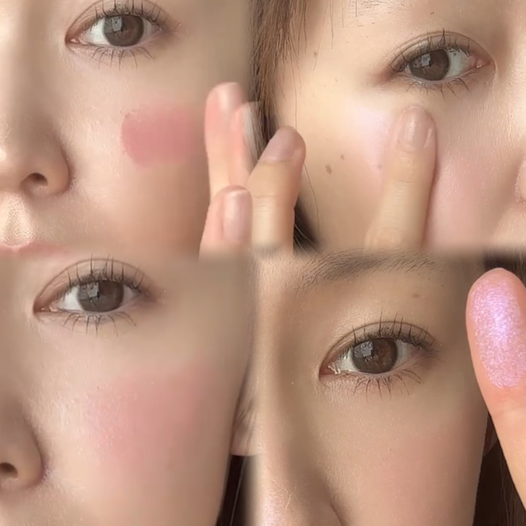 メルティングムードリップ&チーク/moonshot/ジェル・クリームチークを使ったクチコミ（3枚目）