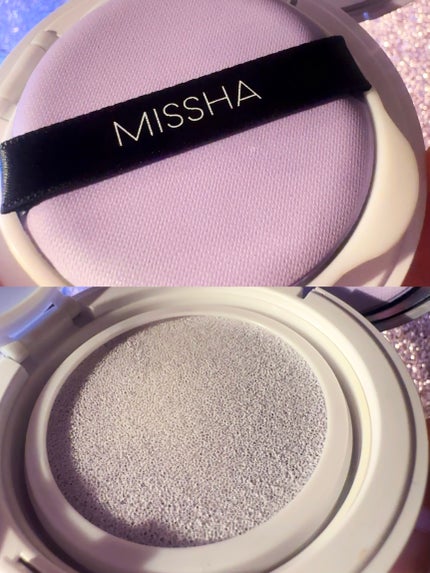 M クッションベース(ラベンダー)/MISSHA/化粧下地を使ったクチコミ(3枚目)