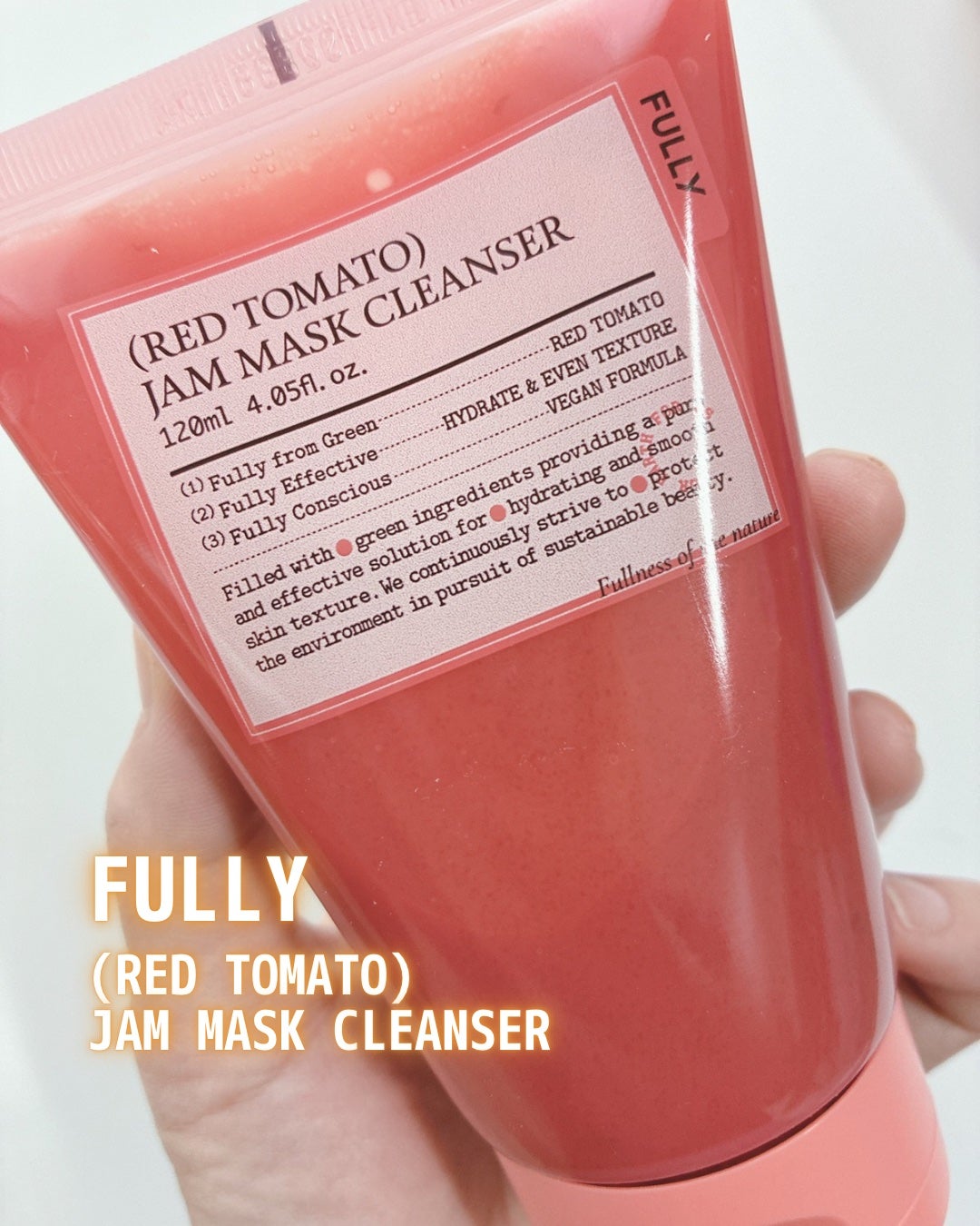 レッドトマトジャムマスククレンザー/FULLY/洗顔フォームを使ったクチコミ(1枚目)