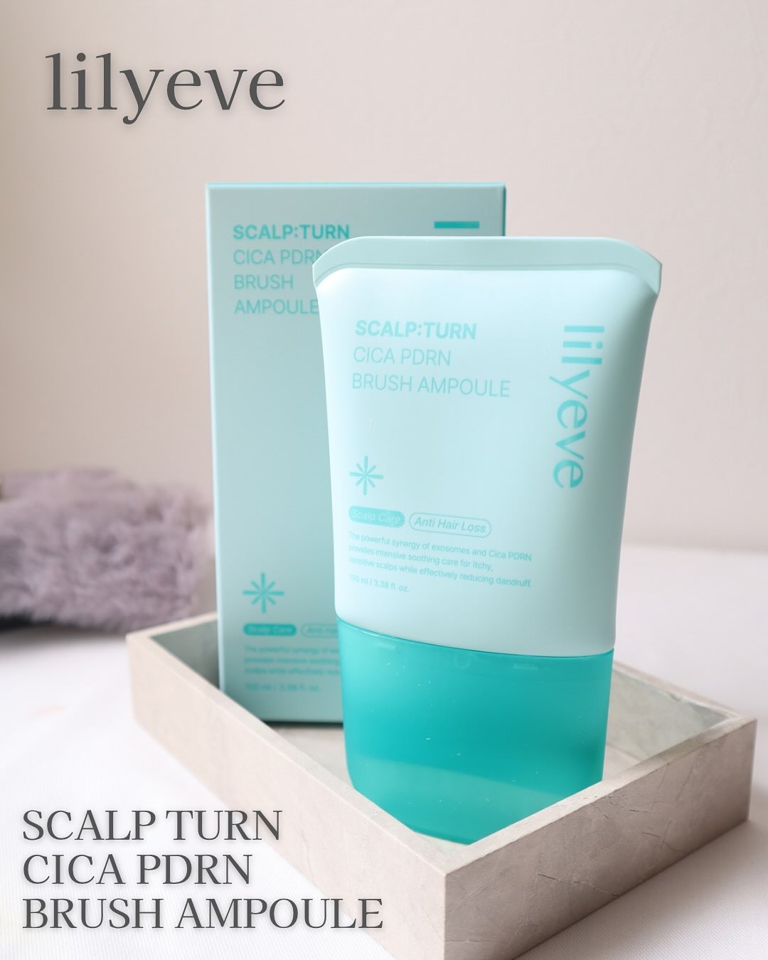 スカルプターンヘアアンプル/リリーイブ/頭皮ローションを使ったクチコミ（1枚目）