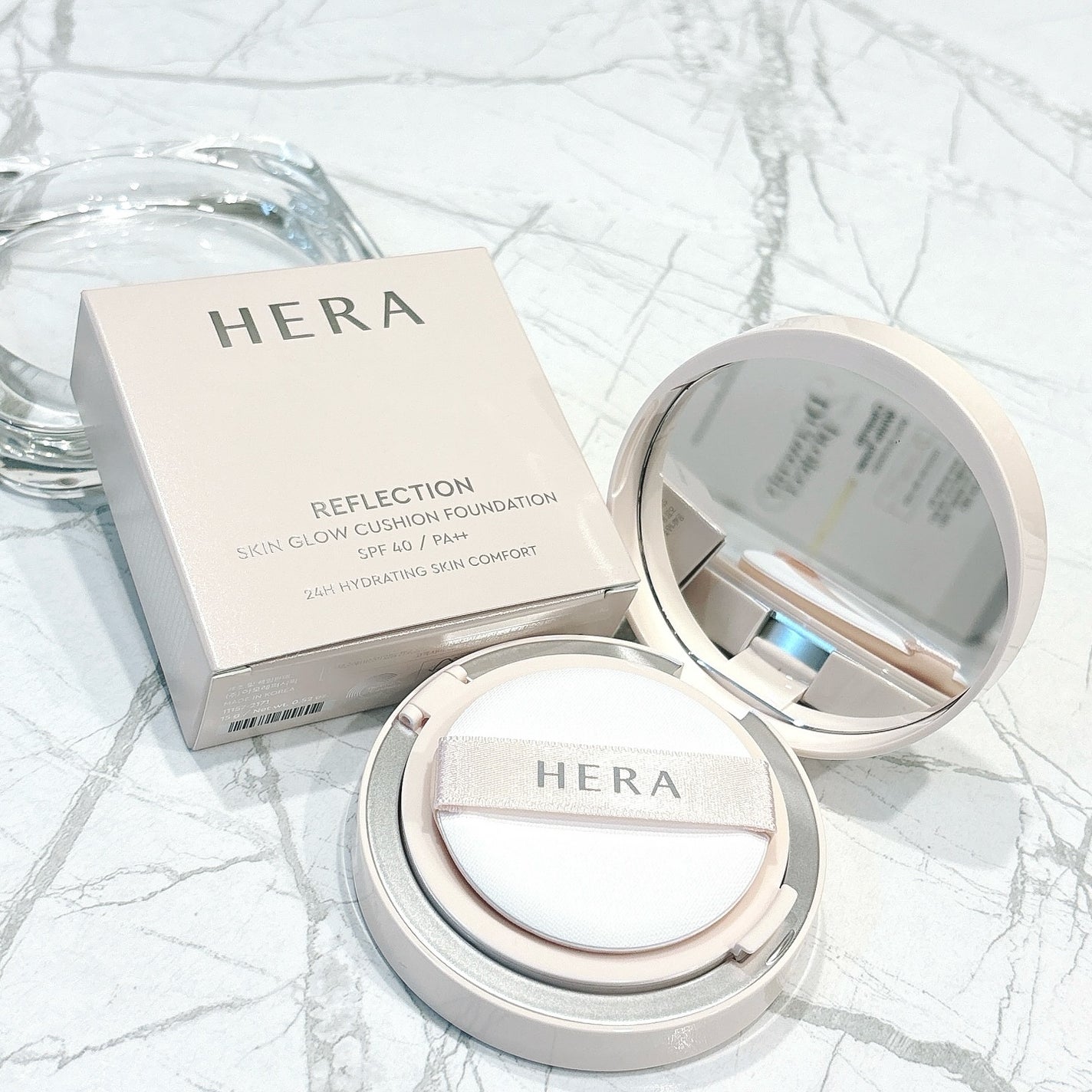 リフレクション スキン グロウ クッション ファンデーション/HERA/クッションファンデーションを使ったクチコミ(3枚目)