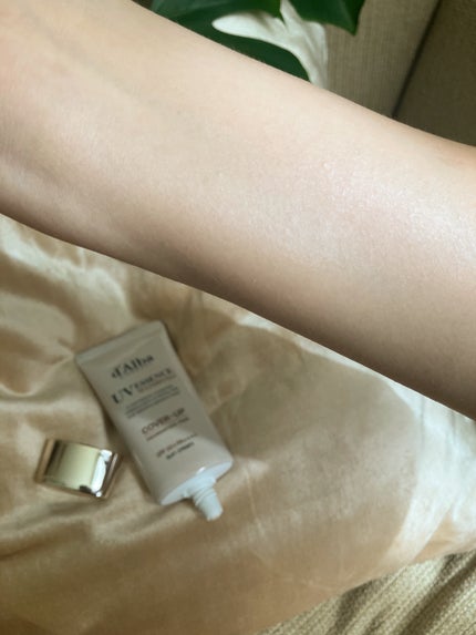 ウォータフルトーンアップサンクリーム(カバーベージュ)/ダルバ/日焼け止め・UVケアを使ったクチコミ(4枚目)